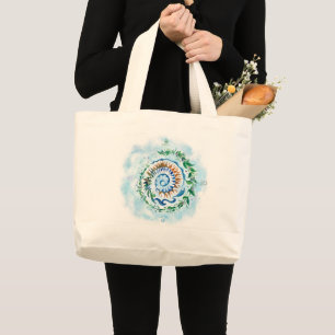 Tote Grande Susea Blu Studios Earth Day Comprando Bolsa