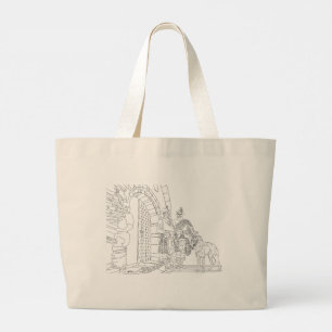 Tote Grande Terras Altas com uma Bolsa de Transporte Scottish