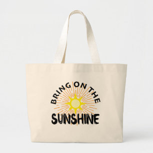 Tote Grande Traga O Design Sunshine - Bolsa Jumbo