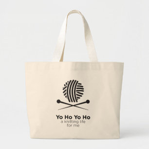 Tote Grande Uma vida de confecção de malhas para mim o bolsa