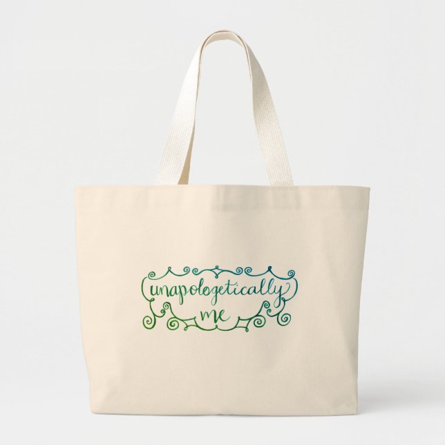 Tote Grande "Unapologetically mim" o bolsa (Frente)