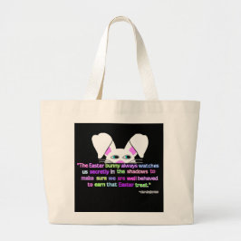 Tote Grande Vejo Você, Bolsa De Páscoa Bunny Jumbo