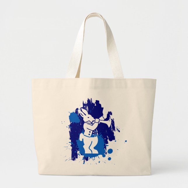 Tote Grande Wareham White Rabbit Jumbo Bolsa (Frente)