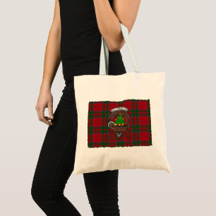 Tote Grant Clan Crachá Tartan Bolsa