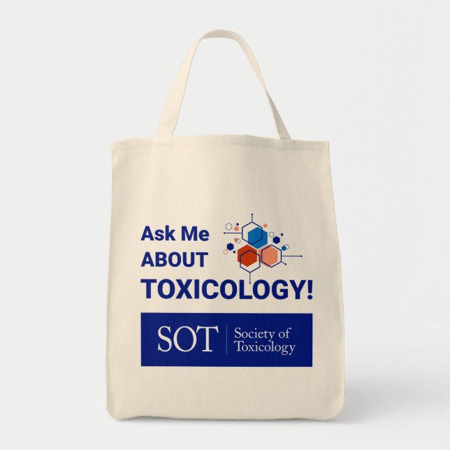 Tote Grocery Bolsa - Pergunte-Me Sobre Toxicologia (Abs (Frente)
