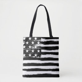 Tote Grungy American Flag Bolsa