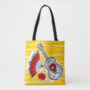 Tote Grupo Espanhol de Souvenirs por toda a bolsa de ve