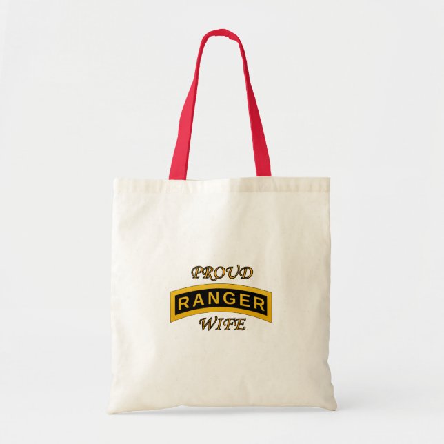 Tote Guia do Exército Ranger - Esposa Orgulhosa - Bolsa (Frente)