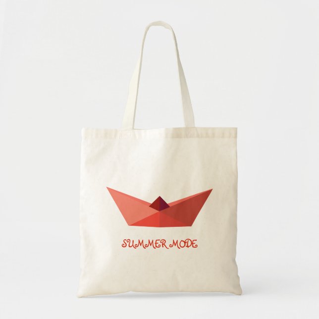 Tote Hat Origami Summertime Bolsa (Frente)
