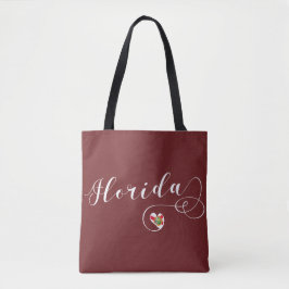 Tote Heart Florida Bolsa de compra, Floridian