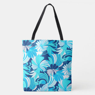 Tote Hibiscus Jungle-Havaiana Bolsa de praia Tropical F