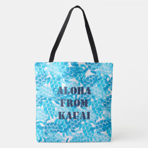 Tote Honu Sea Turtle Havaiana Monograma Aloha Bolsa de