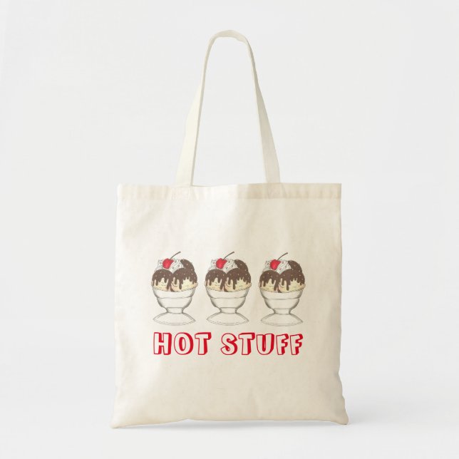 Tote Hot-Studge Sundae Bolsa de Sorvete (Frente)