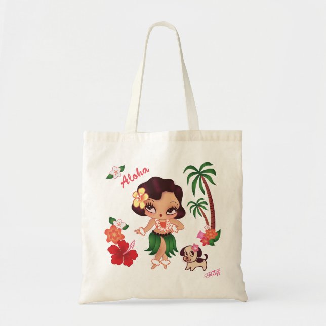 Tote Hula Lulu Dancing - Bolsa de Fluff (Frente)