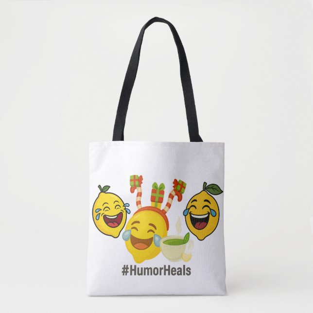 Tote Humor Heals LemonHead (Frente)