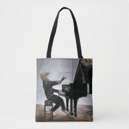 Tote Hyena Piano Music Player Fantasy Art Bolsa