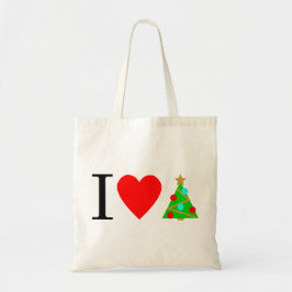 Tote I Heart Christmas Bolsa