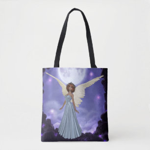 Tote impressão de Anjo Azul por toda a bolsa