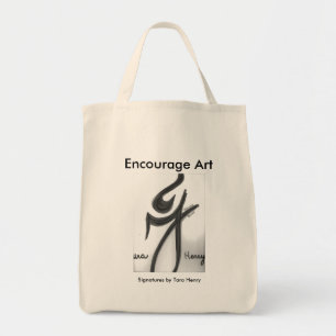 Tote "Incentive a arte" o bolsa orgânico que