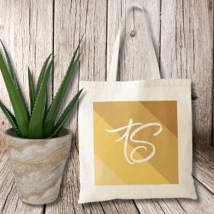Tote Iniciais Personalizados - Bolsa de Orçamento de Bl