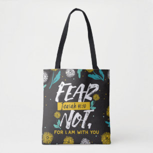 Tote Isaiah 41:10 - Medo de não ter Bolsa de Bíblia Ins