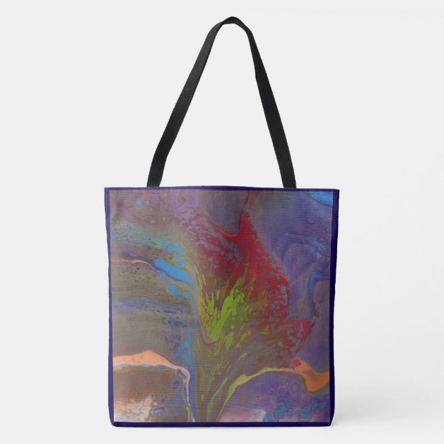 Tote Jamie - pintura Abstrato - Bolsa de arte original (Frente)
