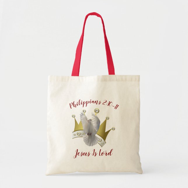 Tote Jesus é o Senhor Orçamento Bolsa (Frente)