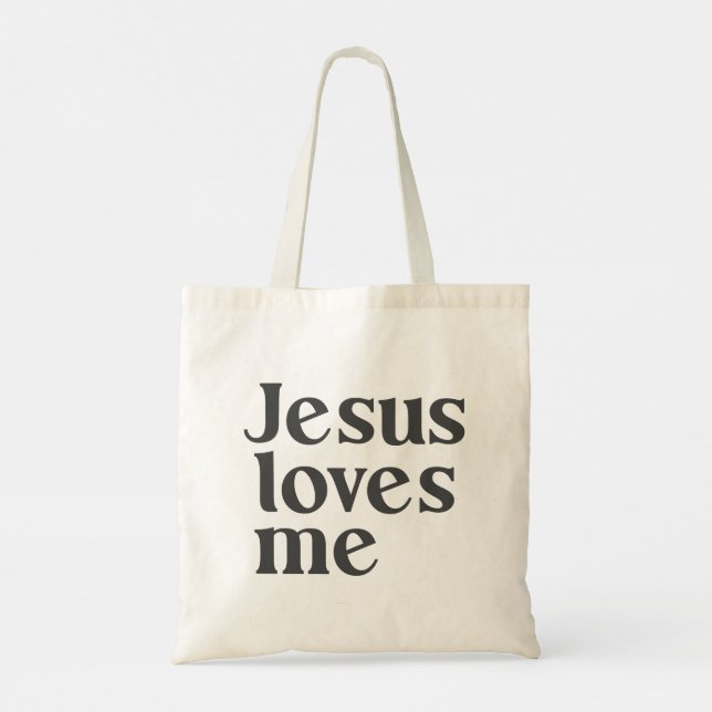 Tote Jesus me ama bolsa (Verso)