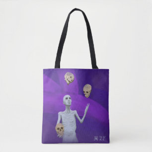 Tote Juggler malabarizando crânios fantasia Bolsa de ar