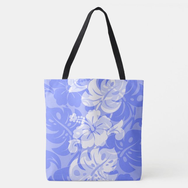 Tote Kalakaua Border Havaiana Bolsa de praia Hibiscus (Frente)