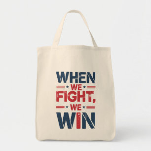 Tote KAMALA HARRIS - QUANDO LUTAMOS GANHAMOS! Bolsa Tot
