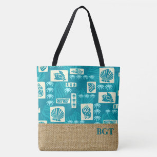 Tote Kua Bay Havaiana Undersea Shell Bolsa de praia Mon