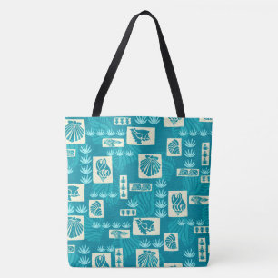 Tote Kua Bay Hawaiian Undersea Shells Bolsa de praia
