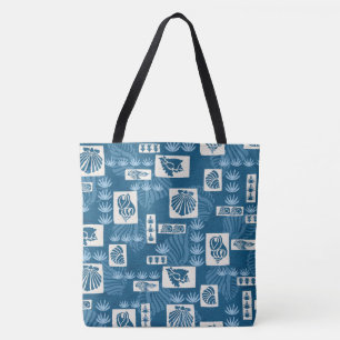 Tote Kua Bay Hawaiian Undersea Shells Bolsa de praia