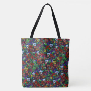 Tote Large Pansy Bolsa (edição vermelha)