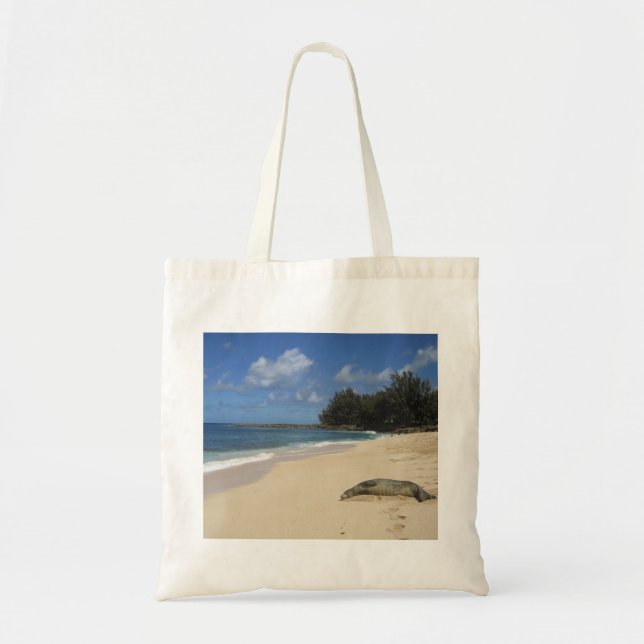 Tote Leão de mar que Sunbathing no bolsa havaiano da (Frente)