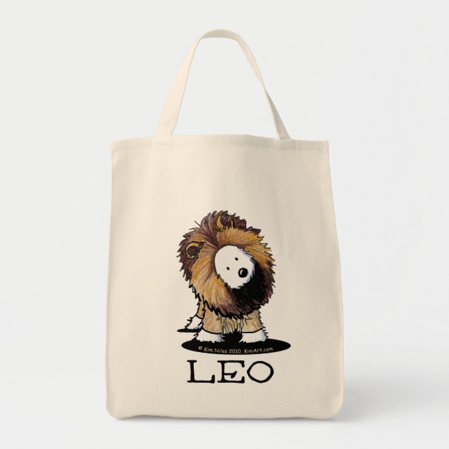 Tote LEO Lion Westie Bag Grocery Bolsa (Frente)