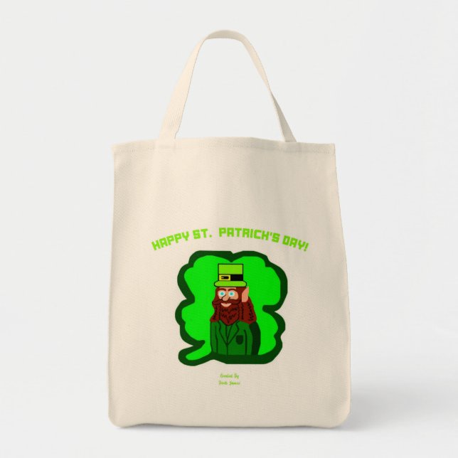 Tote Leprechaun Magic Grocery Bolsa (Frente)