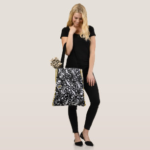Tote Life Cote Black Paisley Bolsa - Adiela Akoo