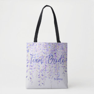 Tote Lilac Hanging Wisteria Team Bride Bolsa B