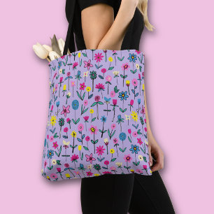 Tote Lilly Flower Garden Bolsa Shopping Bag