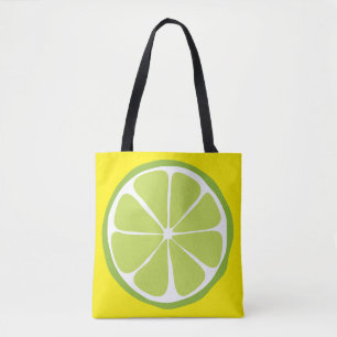 Tote Limão do citrino do verão no bolsa do limão