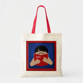 Tote Livro de Leitura de Menino 1 Bolsa de Bolachas