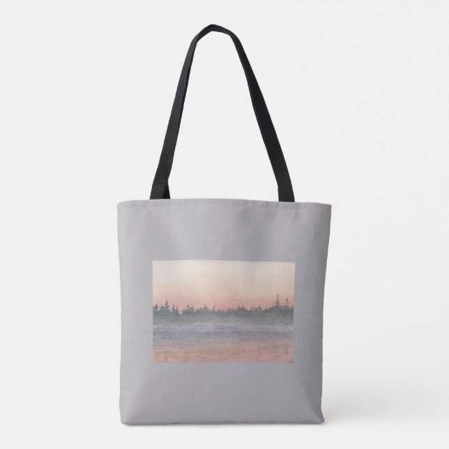 Tote Logo após o Sunset Bolsa (Verso)