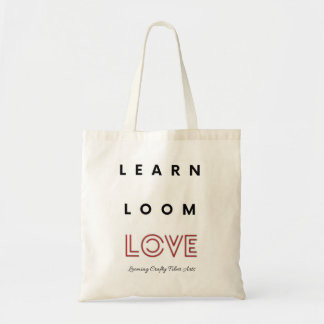 Tote Loom Knitting Bolsa / Aprender Loom Love
