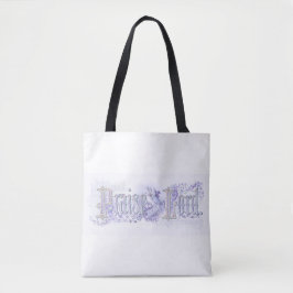 Tote "Louvado Senhor" Pastel Periwinkle Blue Bolsa