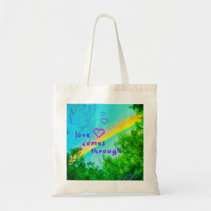 TOTE LOVE<3 O BOLSA DO ARCO-ÍRIS VERDE