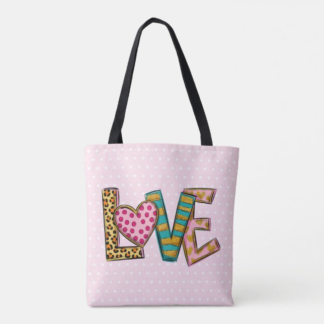 Tote Love bolsa (Verso)