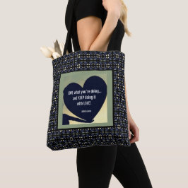 Tote LOVE O Que Você Está Fazendo Bolsa de Adiela Akoo