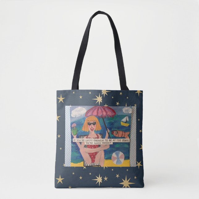 TOTE MÁ BOLSA DE ARTE DE GAROTA (Frente)